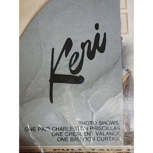 Vintage Ivory Charleston Priscillas One Pair 86" x 84" - Picture 4 of 5